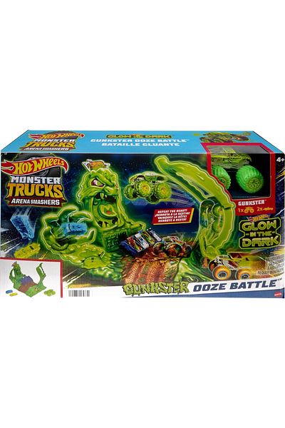 HOT WHEELS Monster Trucks Arena Gunkster Ooze Battle HPN72