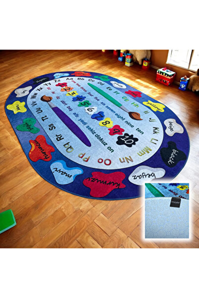 Chandler Home Pallet and Colors Dijital Eğitici Çocuk Halısı – Anaokulu, Kreş...
