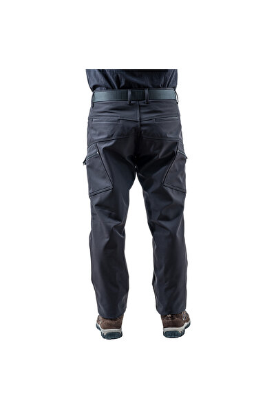 SAVAGE Softshell Pants with Fleece Inside - Water Windproof - - Black - Tactical Pants