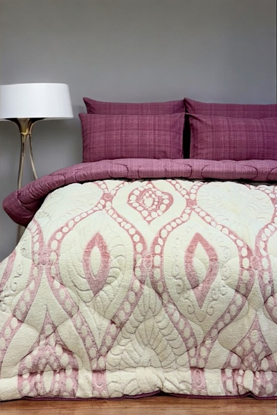 Alla Turca Çift Kişilik Jakarlı Wellsoft Uyku Seti-özel Çantada-düz Çarşaflı ...