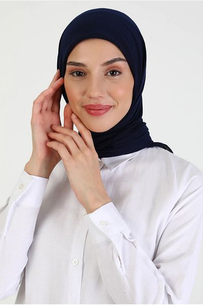 HAREM SCARF ΣΚΟΥΡΟ ΜΠΛΕ Φουλάρι Harem Φουλάρι Βίβλος