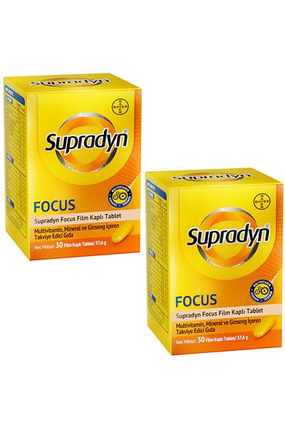 Supradyn Focus 30 Tablet - Pack of 2