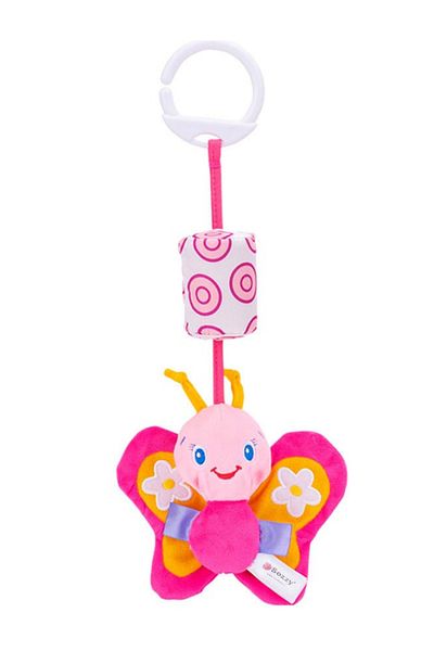 Sozzy Toys Butterfly Stroller Toy with Rattle and Swing |   Fun Activity Toy for Babies