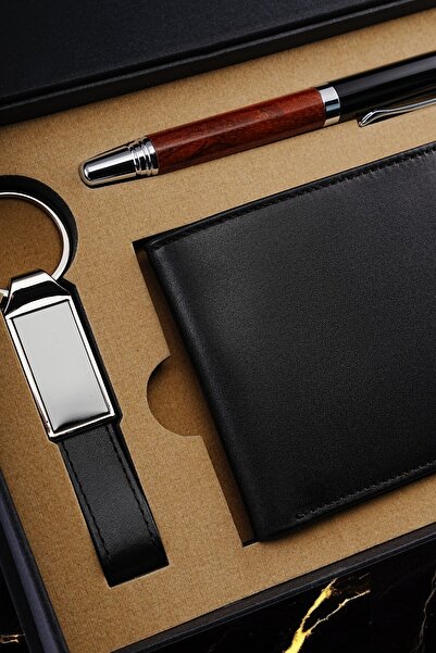 Mimodish 1.sınıf Işçilik Lüks Hakiki Gerçek Deri Yatay Siyah Taba Deri Kredi Kartlık Deri Erkek Cüzdan