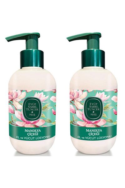 Eyüp Sabri Tuncer Magnolia Flower Lotion - Hand and Body 280 ml 2 Pieces