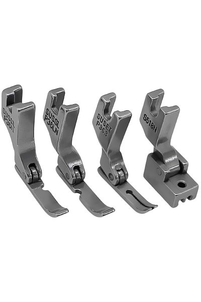Choice 4 Pcs Zipper Presser Foot Set #p363 S518n P36n P36ln For Singer Brother Juki Industrial Lockstitch S