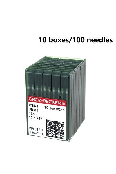 Choice Size 90 Or 14 100 Pieces Groz Beckert Dbx1 16x257 1738 Sewing Machine Needles