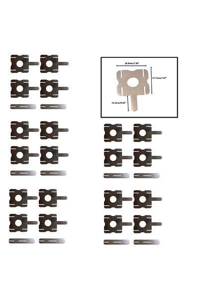 Choice 30pcs Spots Welding Nickel Plates 5Set Battery Plating Nickle Sheet For Makitas Nickel Plated Ste...