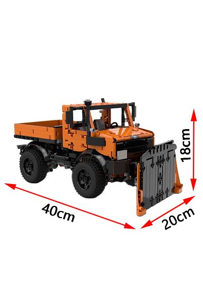 Choice Qr Code Pdf Guide 1264pcs Parts New Technical 1264pcs Moc Building Blocks Truck Model Unimog U1400 S