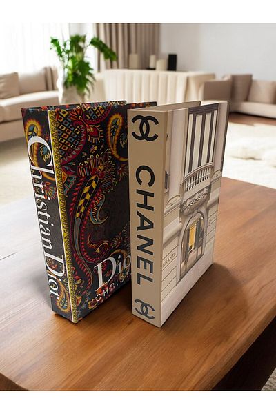 Saccura Decor Decorative Book Box Set - Designer Box Set of 2