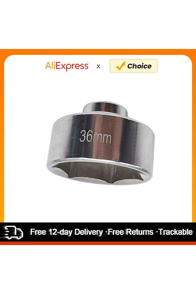 Choice 36mm Oil Filter Wrench 36mm Low Profile Socket Tool to Remove Cartridge Style Housing Canister Ca...