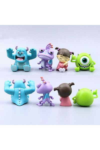 Choice 4pcs 4pcs University Monsters Inc Figures James P. Sullivan Anime Action Figure Michael Wozosky Rand
