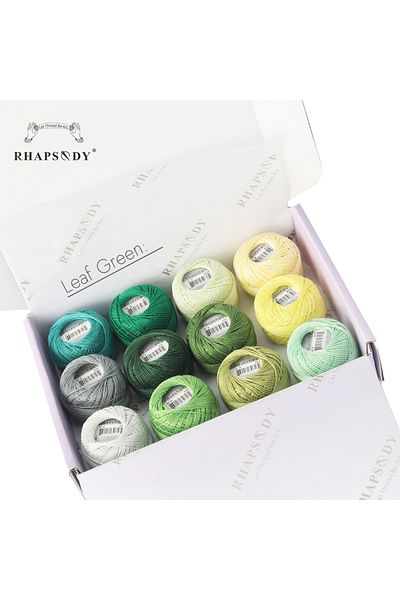 Choice Rhapsody Size #8 Pearl Cotton Crochet Thread Embroidery Craft Needle Cross Stitch Egyptian Cotton...