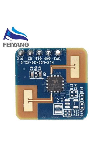 Choice Hi-Link New HLK-LD2410 5V Mini High Sensitivity 24GHz Human Presence Status Sensor Radar Module C...