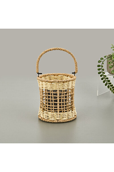 Evidea Deco Fuego Mumluk - Bej / Krem - 13x14 cm