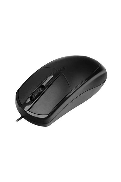 Choice ماوس USB سلكي مريح أسود بدقة 1000 نقطة في البوصة و3 أزرار وماوس ألعاب سلكي للمكتب لأجهزة الكمبيوتر المحمول
