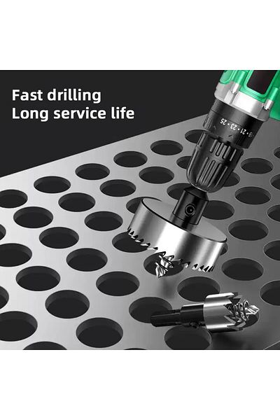 onmaiwei 22mm Hss Hole Saw 16-100mm Cobalt High Speed Steel M35 Stainless Steel Tool Set For Metal Stainless