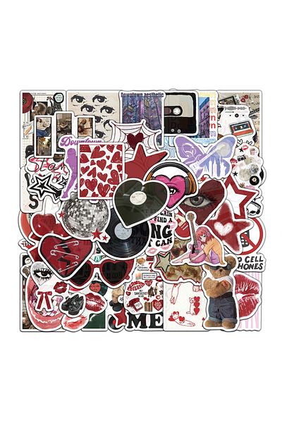 Choice 50pcs 50/100pcs Downtown Y2k Girls Stickers Trendy Guitar Suitcase Phone Case Laptop Decoration Wate