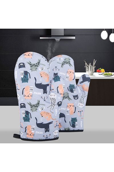 Choice Animal Pattern Gianxi Microwave Mitts Gloves Anti-scald Heat Resistant Insulation Non-slip Kitchen