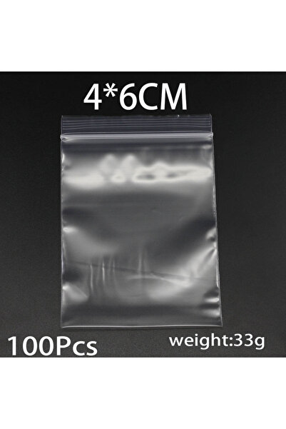 Choice 4 × 6 سم - 100 قطعة، 30-100 قطعة/ حقيبة ، أكياس بلاستيكية شفافة قابلة ...