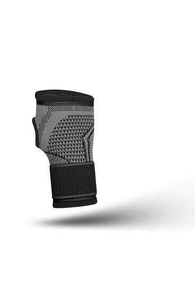 Choice XL black Gym Sports Wristband Wrist Protector Palm Guard Wrist Support Adjustable Wrist Brace Strap