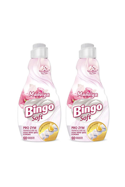 Bingo Soft Konsantre Çamaşır Yumuşatıcısı Manolya 1440 ml X 2 Adet
