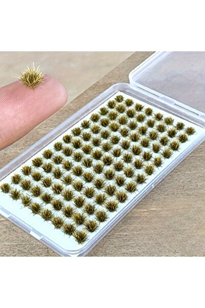 Choice Withered Yellow 104pcs/pack Static Grass Tuft, Model Grass Tufts Terra...