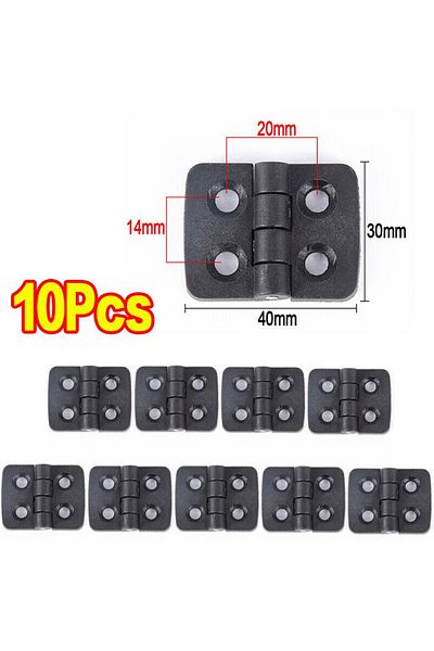 Choice 10pcs Door Hinges Nylon Plastic Butt Window Hinges For Electric Box Cabinet Industrial Box Bearin...