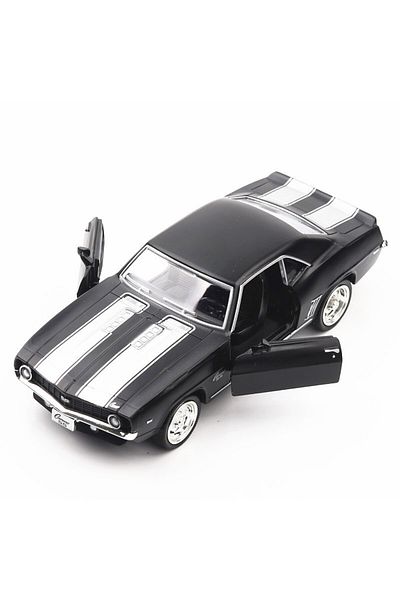 Choice Black 1:36 Chevrolet Usa 1969 Camaro Ss Vintage Matte Black Diecast Metal Car Model Toy For Collecti