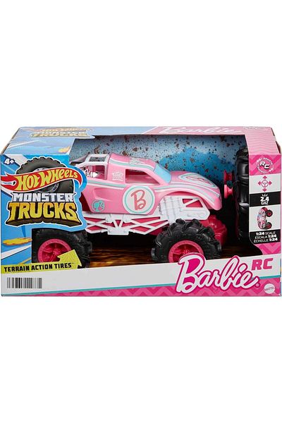 HOT WHEELS Remote controlled 1:64 Barbie Monster Truck