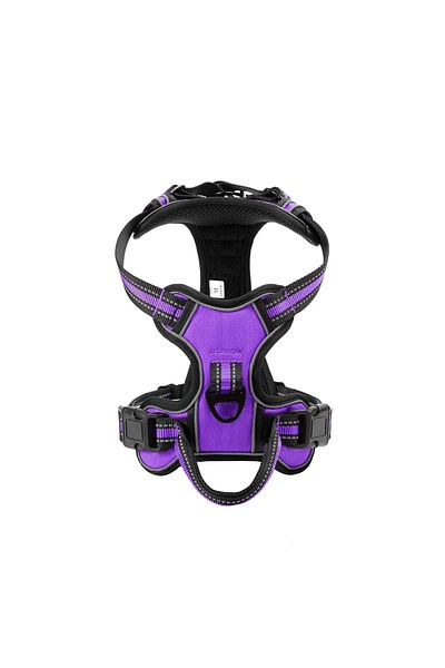 Choice S Purple Adjustable Nylon Dog Harness Vest Reflective Soft Breathable No Pull Dog Harness Pet Harnes