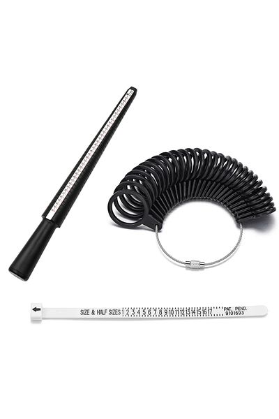 St.kunkka Stick Set 1pcs Professional Jewelry Tools Ring Mandrel Stick Finger Gauge Ring Sizer Measuring Uk/us