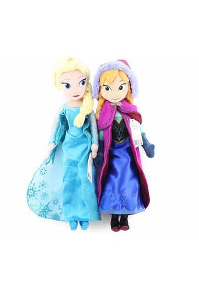 Choice 40cm Anna Elsa 40cm Frozen Princess Anna Elsa Plush Doll Toys Snow Queen Princess Anna & Elsa Soft S