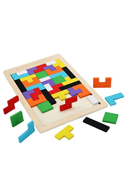 Choice Nb360c1 مجموعة من مكعبات الألغاز الخشبية ألعاب الألغاز الذهنية تانجرام...