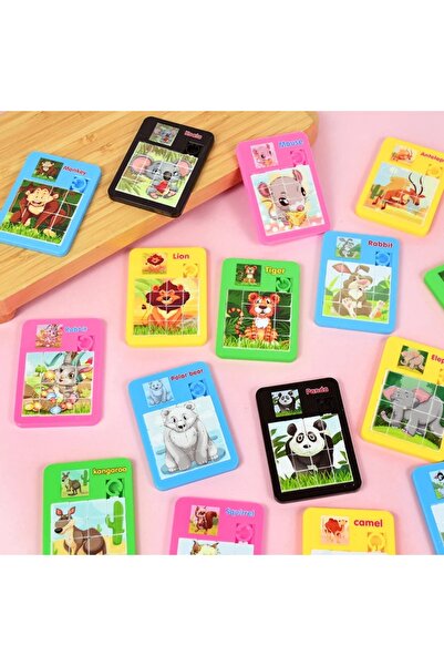 Choice 10 قطع من 10 إلى 50 قطعة من ألغاز الصور المقطوعة للحيوانات الكرتونية ا...