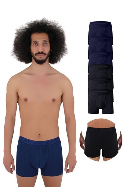 CNT Ανδρικό Boxer Lycra Premium Πακέτο 6 τεμαχίων