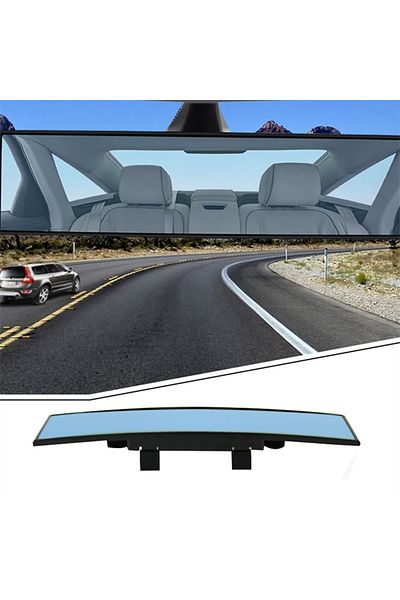 Choice Black Car Mirror Interior Rearview Mirrors Universal Auto Rear View Mirror Anti-glare Wide-angle Sur
