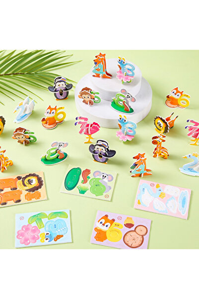Choice 20pcs Animals 20pcs Cartoon Animals Foam Puzzle 3D Educational Toys fo...