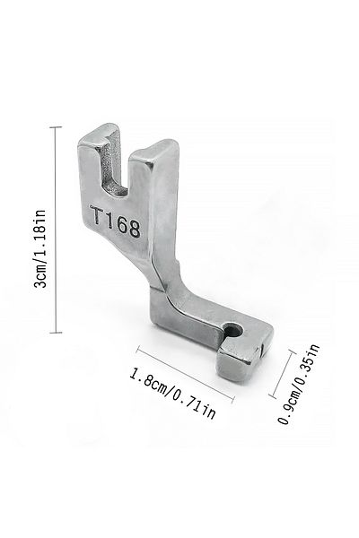 Choice T168 Light Grey T168 Zipper Foot For Industrial 1-needle Lockstitch Sewing Machine All Steel Sewing
