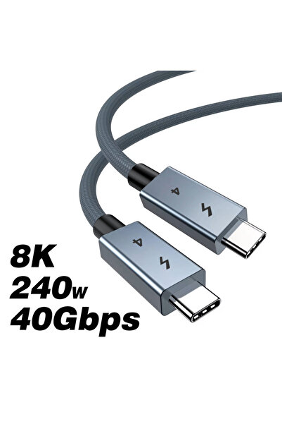 Choice كابل USB C Thunderbolt 4 40Gbps USB4 بطول 0.5 متر وسرعة 40 جيجابت في ا...