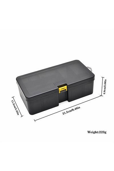 Choice Dark Grey Fishing Tackle Box Large Capacity Fishing Accessories Tool Storage Box Fish Hook Lure Fake