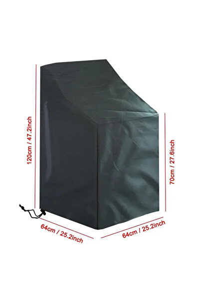 Choice 64x64x120 70 سم 1 قطعة غطاء غبار كرسي مكدس حقيبة تخزين حامي أثاث الحدي...