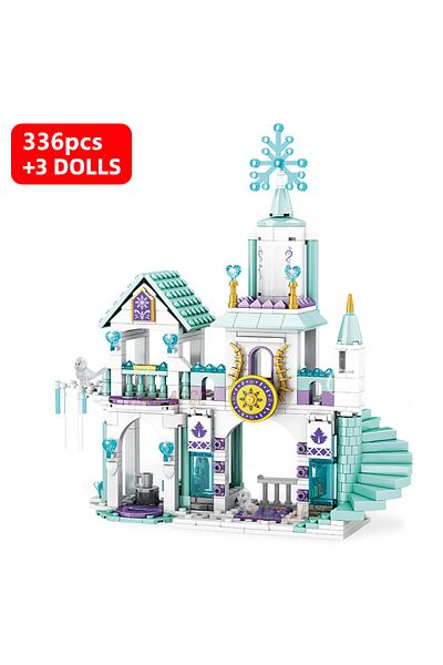 Choice Without Box Diy Girls Castles House Carriages Building Blocks Kits Bricks Classic Model Kids Toys Fo