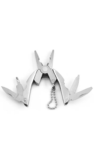 Choice Silvery Multifunctional Pliers Mini Lightweight Portable Multifunctional Turtle Back Pliers Beetle P