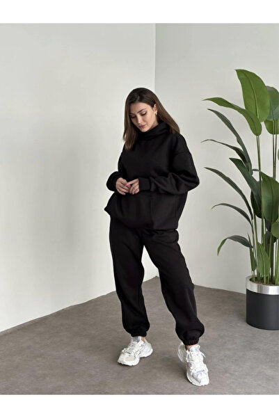 CMZ COLLECTİON Διάσημη αθλητική φόρμα 3 ιντσών, μαύρη και unisex