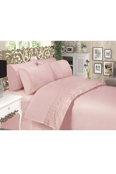 Altın Kelebek 11 Piece Panoroma Dowry Set (Bedding Set Pike Bed Cover Chest)