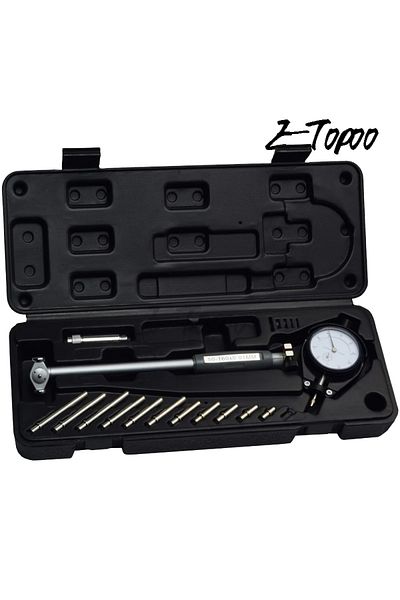 ETOPOO 50-160mm 2" - 6" 0.001" Deep Engine Hole Measurement 50-160mm 0.01mm Dial Bore Indicator Gauge