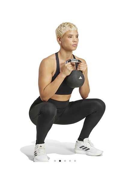 adidas Colanți negri pentru damă - Opt St Hr 1/1 L, Iq2688