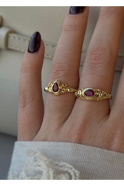 KİLİGİSTANBUL Arlo 2-Piece Vintage Ring