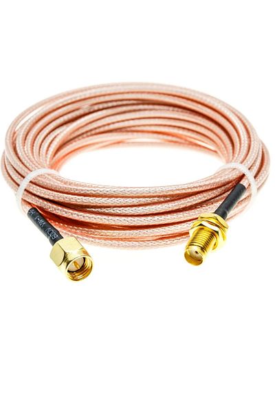 Choice 5m Rg316 Cable Sma Male To Sma Female Bulkhead Crimp Connector Coax Rf Extension Cable Coaxial Jump